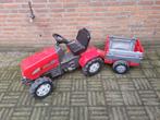 StarTrack  tractor met aanhangwagen, Kinderen en Baby's, Speelgoed | Buiten | Voertuigen en Loopfietsen, Gebruikt, Trapvoertuig