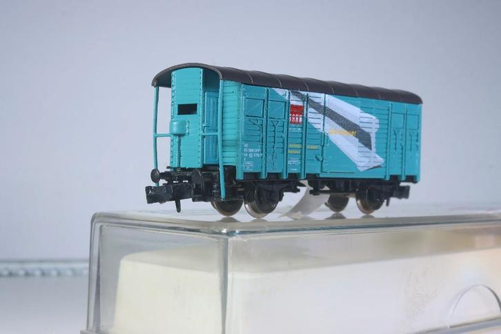 Gereserveerde goederenwagon type X, Lehrlinggruppe, SBB, Hobby en Vrije tijd, Modeltreinen | N-Spoor, Gebruikt, Wagon, Gelijkstroom