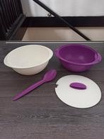 Iso duo schalen met (opschep)lepel van Tupperware, Huis en Inrichting, Keuken | Tupperware, Ophalen of Verzenden, Zo goed als nieuw