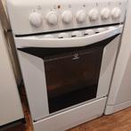 Gasfornuis met elektrische oven - Indesit, Witgoed en Apparatuur, Fornuizen, Gebruikt, Energieklasse A of zuiniger, Gas, 85 tot 90 cm