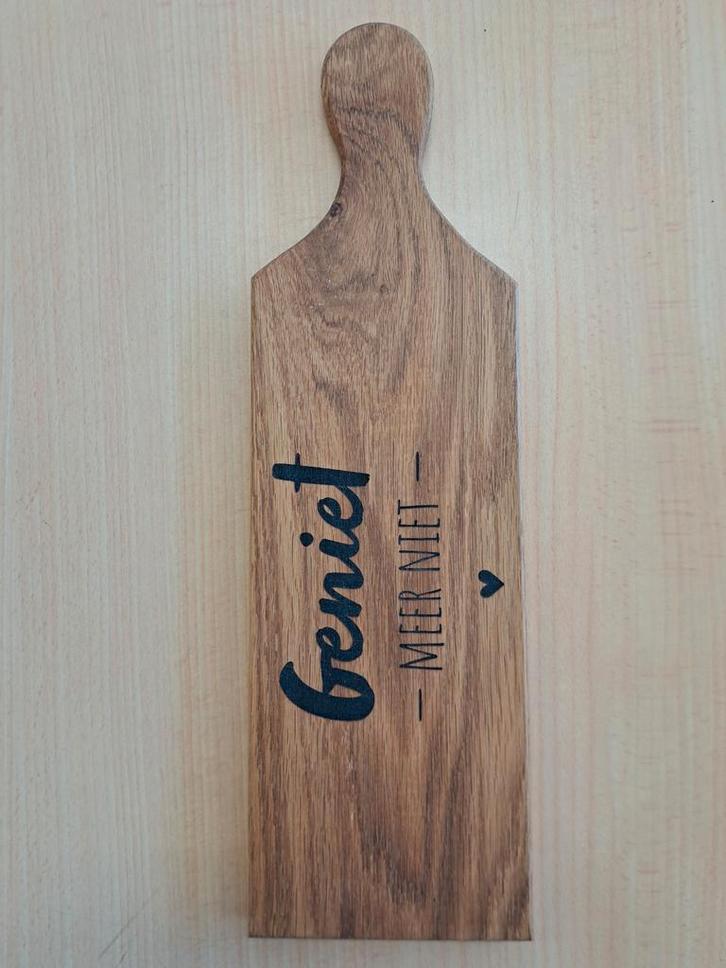 Tapas / Borrel plankje, Huis en Inrichting, Woonaccessoires | Dienbladen, Nieuw, Hout, Rechthoekig, Ophalen