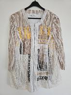 Just white blouse en top(setje), Kleding | Dames, Beige, Maat 46/48 (XL) of groter, Ophalen of Verzenden, Zo goed als nieuw