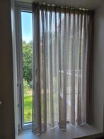 Beige/Bruine Gordijnen - Zo Goed Als Nieuw, Huis en Inrichting, Stoffering | Gordijnen en Lamellen, 100 tot 150 cm, 200 cm of meer