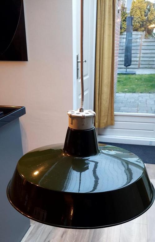 Vintage Ikea - Design Mikael Warnhammar lamp Septim groen, Huis en Inrichting, Lampen | Hanglampen, Zo goed als nieuw, Minder dan 50 cm