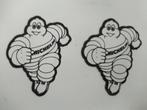 Twee stickers.  Michelin pop., Verzamelen, Stickers, Overige typen, Ophalen of Verzenden, Zo goed als nieuw