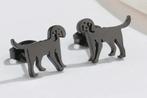 NIEUWE Zwarte HONDEN (Labrador) Oorbellen, Sieraden, Tassen en Uiterlijk, Ophalen of Verzenden, Nieuw, Zwart, Overige materialen