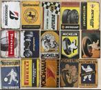 Metalen wandbord banden Michelin etc  prijs=p/st (3voor 21€), Ophalen of Verzenden, Zo goed als nieuw, Reclamebord