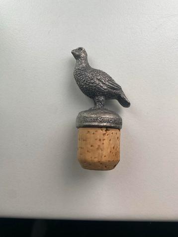 Vintage Finest Scotch Whisky Flessenstop Vogel Famous Grouse beschikbaar voor biedingen