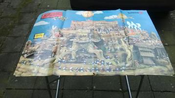 Grote smurfenposter Schleich beschikbaar voor biedingen