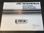 JVC KD-35 cassettedeck manual handleiding, Ophalen of Verzenden, Enkel, JVC