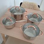 Blaumann 4-delige pannenset - Gebruikt, Ophalen, Gebruikt, Pannenset, Rvs