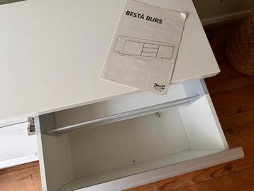 Besta Burs Ikea televisiemeubel wit - afbeelding 6