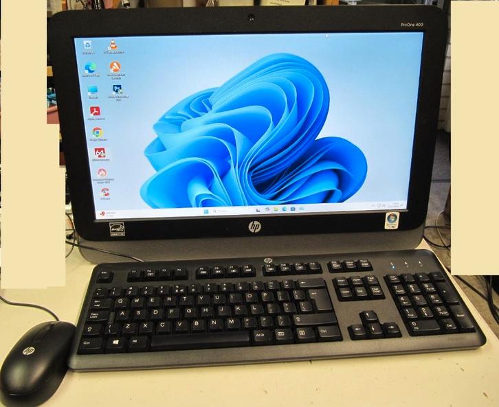 HP All in 1 pc(proOne 400).19,5 inch,Core i3, 2,9Ghz,8GB,SSD, Computers en Software, Desktop Pc's, Zo goed als nieuw, 3 tot 4 Ghz