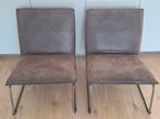 Stoelen, Huis en Inrichting, Stoelen, Ophalen, Gebruikt, Twee, Bruin