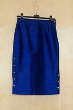Charles Dorfeuil Prachtige zijden rok ultramarine blauw 44 L, Blauw, Maat 42/44 (L), Ophalen of Verzenden, Zo goed als nieuw