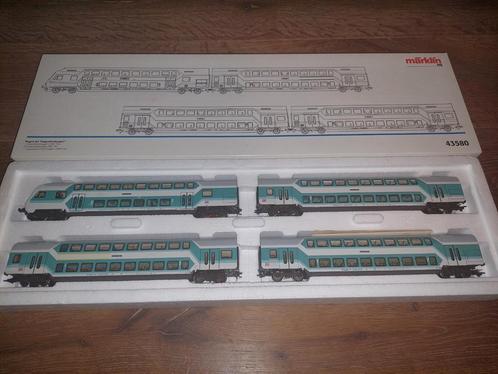 Märklin 43580 H0 Dubbeldekkerset DB, Hobby en Vrije tijd, Modeltreinen | H0, Zo goed als nieuw, Treinset, Wisselstroom, Märklin