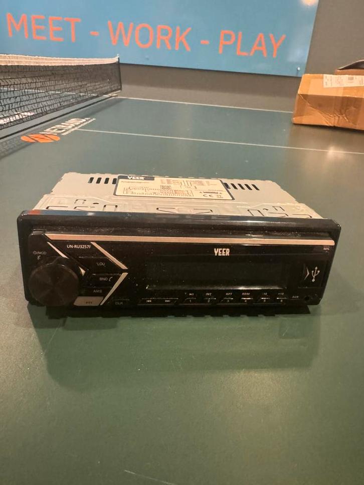 VEER autoradio – 1DIN – USB / AUX / SD – met ISO aansluiting, Auto diversen, Autoradio's, Zo goed als nieuw, Ophalen of Verzenden
