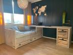 Kajuitbed Bureau 90 200 bedbank gerecycled steigerhout, Kinderen en Baby's, Nieuw, Ophalen of Verzenden
