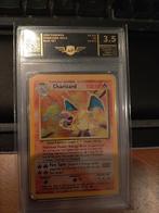 Charizard Base Set unlimited BS4. AP grading 3.5, Verzenden, Zo goed als nieuw, Losse kaart