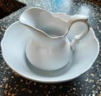 Melkkan en spoelkom model FESTON Petrus Regout, Ophalen of Verzenden