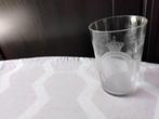 Antiek glas gegraveerd Wilhemina, Ophalen of Verzenden, Zo goed als nieuw, Overige typen