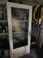 Hard houten buitendeur 93x211,5 cm, Doe-het-zelf en Verbouw, Deuren en Horren, Ophalen, Gebruikt, Buitendeur, 200 tot 215 cm