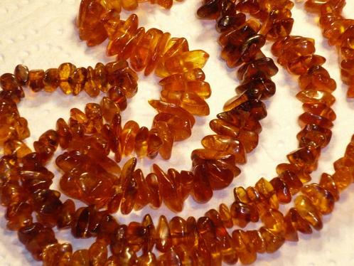 Mooie oude amber, barnsteen ketting, 66 cm. Gewicht 25 gram., Sieraden, Tassen en Uiterlijk, Antieke sieraden, Ketting, Overige materialen