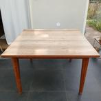 Kersenhouten tafel, Ophalen, Gebruikt, Vierkant, Kersenhout
