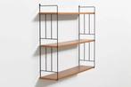 Vintage Wandsysteem Teak String Mid-modern Stijl, Ophalen, Met plank(en), Gebruikt, Teakhout