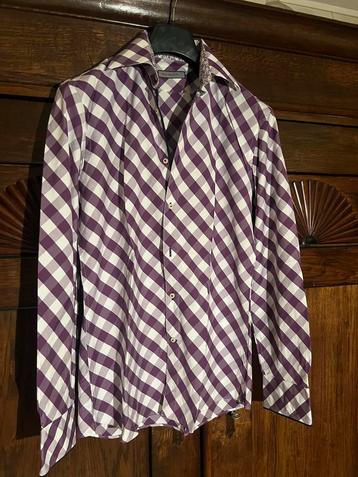 Blue Industry overhemd XL - Paars/Wit beschikbaar voor biedingen