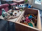 Houten speelgoed trein met veel rails en extra’s, Kinderen en Baby's, Speelgoed | Houten speelgoed, Ophalen, Gebruikt, Rij- of Hobbelspeelgoed