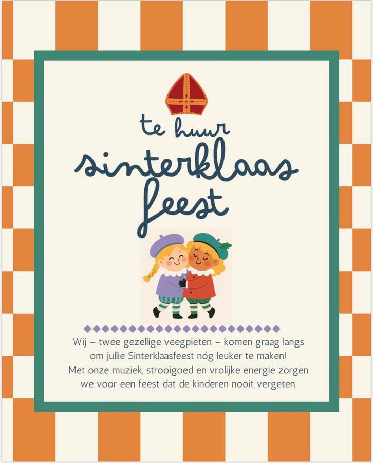 Pieten huren, Hendrik-Ido-Ambacht en Zwijndrecht, Diversen, Sinterklaas, Zo goed als nieuw, Ophalen of Verzenden