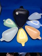 Vintage 70s Plateel Pindasetje - compleet!, Ophalen of Verzenden