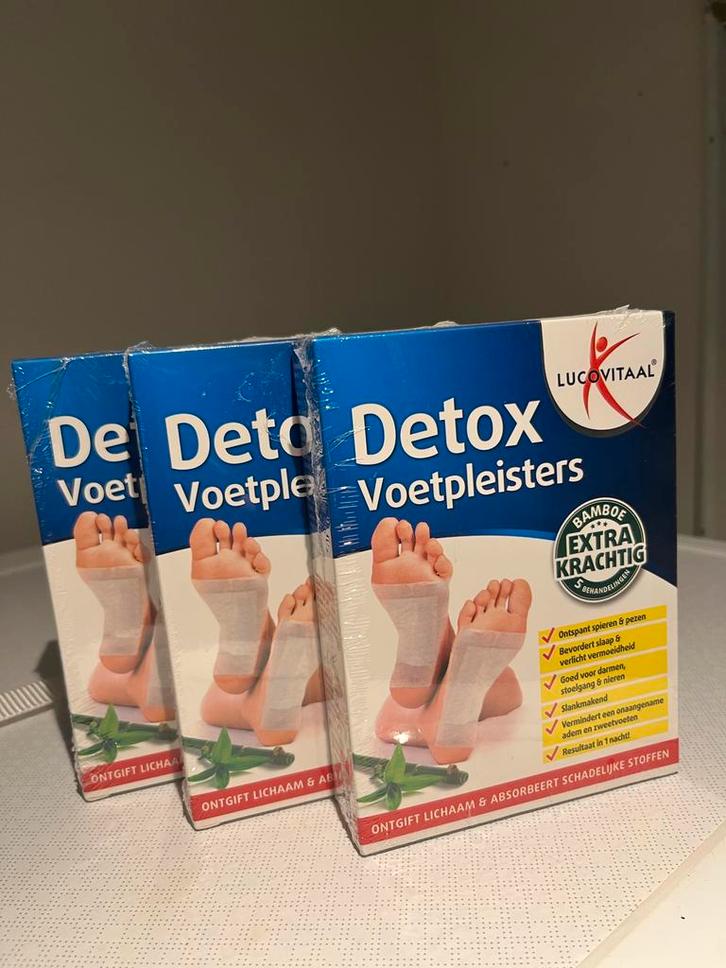 Lucovitaal Detox Voetpleisters - 5 stuks, Sport en Fitness, Fitnessmaterialen, Nieuw, Overige typen, Ophalen of Verzenden