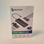 Siltcon 13 in 1 USB C Hub | Docking Station Laptop | 2x HDMI, Ophalen of Verzenden, Nieuw, Laptop