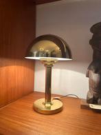 Art deco style gouden tafellamp 1980, Overige materialen, Gebruikt, Vintage, Ophalen of Verzenden