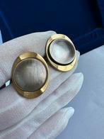 vintage mother of pearl cufflinks, Verzenden, Zo goed als nieuw, Overige materialen