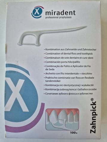 Miradent Zahnpick Tandenstokers 100 - Nieuw beschikbaar voor biedingen
