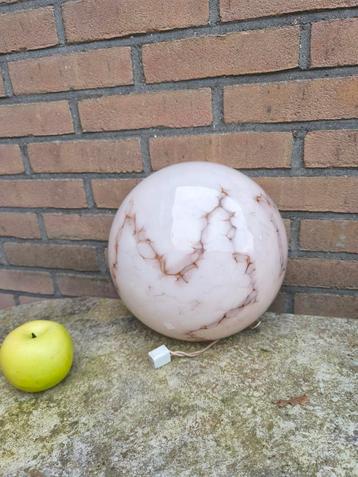 Art Deco Plafondlamp Roze Gemarmerd beschikbaar voor biedingen