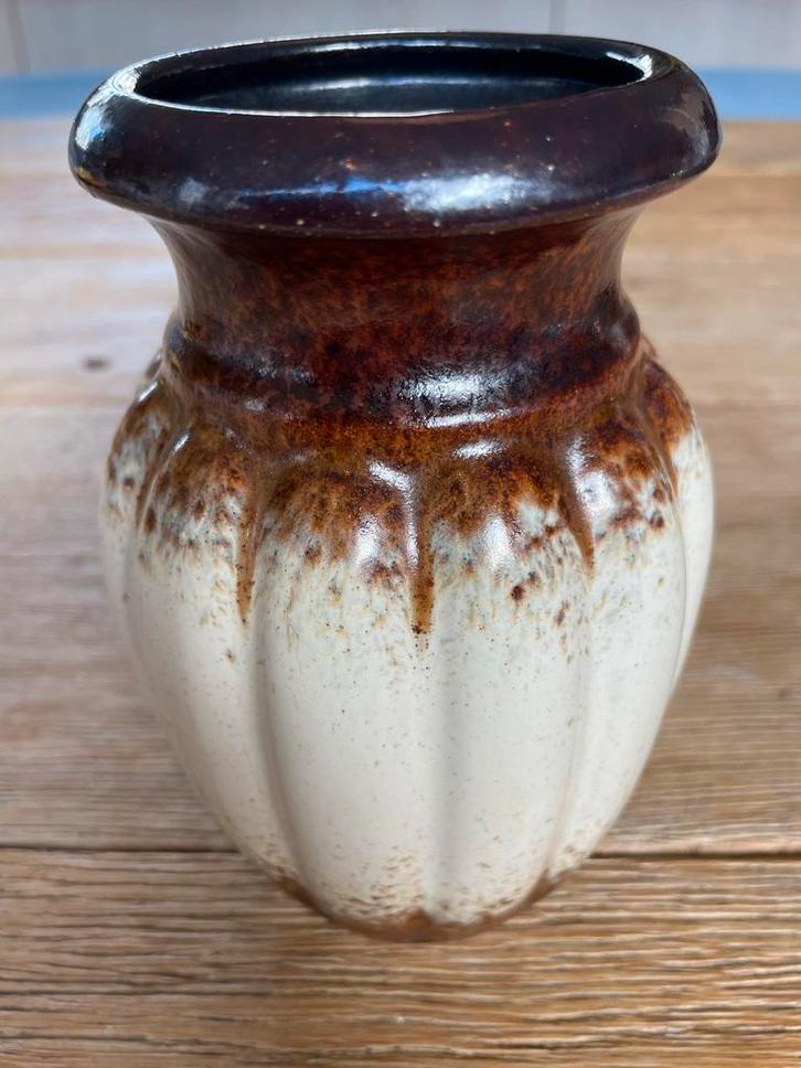 Vintage Scheurich vaas 292-15 West Germany, Huis en Inrichting, Woonaccessoires | Vazen, Gebruikt, Overige kleuren, Minder dan 50 cm