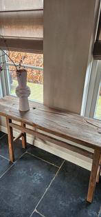 Landelijke grote sidetable hout, Ophalen, Zo goed als nieuw, 150 tot 200 cm, 25 tot 50 cm