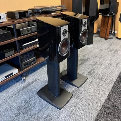 DALI EPICON 2 monitorspeakerset met stands zwart, Audio, Tv en Foto, Luidsprekers, Zo goed als nieuw, Front, Rear of Stereo speakers