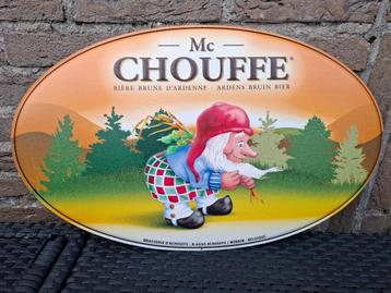 Zeldzaam reclamebord McChouffe (oude versie) beschikbaar voor biedingen