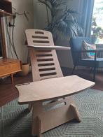 Sta bureau hout, Computers en Software, Laptopstandaarden, Ophalen, Zo goed als nieuw, In hoogte verstelbaar