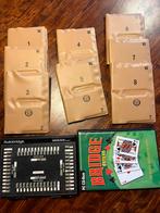 Vintage autobridge en bridgemapjes met kaarten, Hobby en Vrije tijd, Gezelschapsspellen | Kaartspellen, Ophalen of Verzenden, Gebruikt