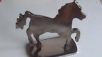 zwaar RVS staal Modern Design sculptuur beeld FRIES PAARD, Ophalen