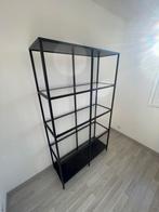 IKEA VITTSJÖ kast - Zwart/Glas - 100x175cm, Huis en Inrichting, Kasten | Boekenkasten, Ophalen, Met plank(en), 50 tot 100 cm, Minder dan 100 cm