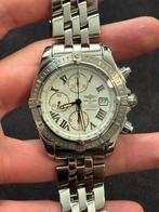 Breitling chronomat evolution staal witte plaat, Sieraden, Tassen en Uiterlijk, Ophalen, Staal, Staal, Breitling