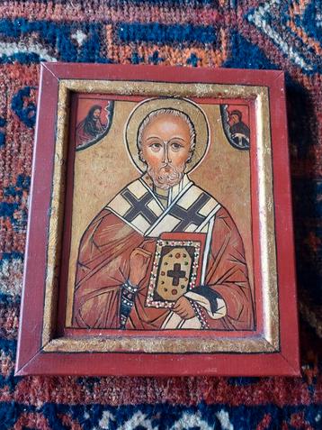 Religieus schilderijtje - 20x17 cm beschikbaar voor biedingen