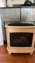 Gashaard Gaskachel Gasco Manhattan Matt Beige 5.15kw, Ophalen, Gebruikt, Vrijstaande haard, Gashaard